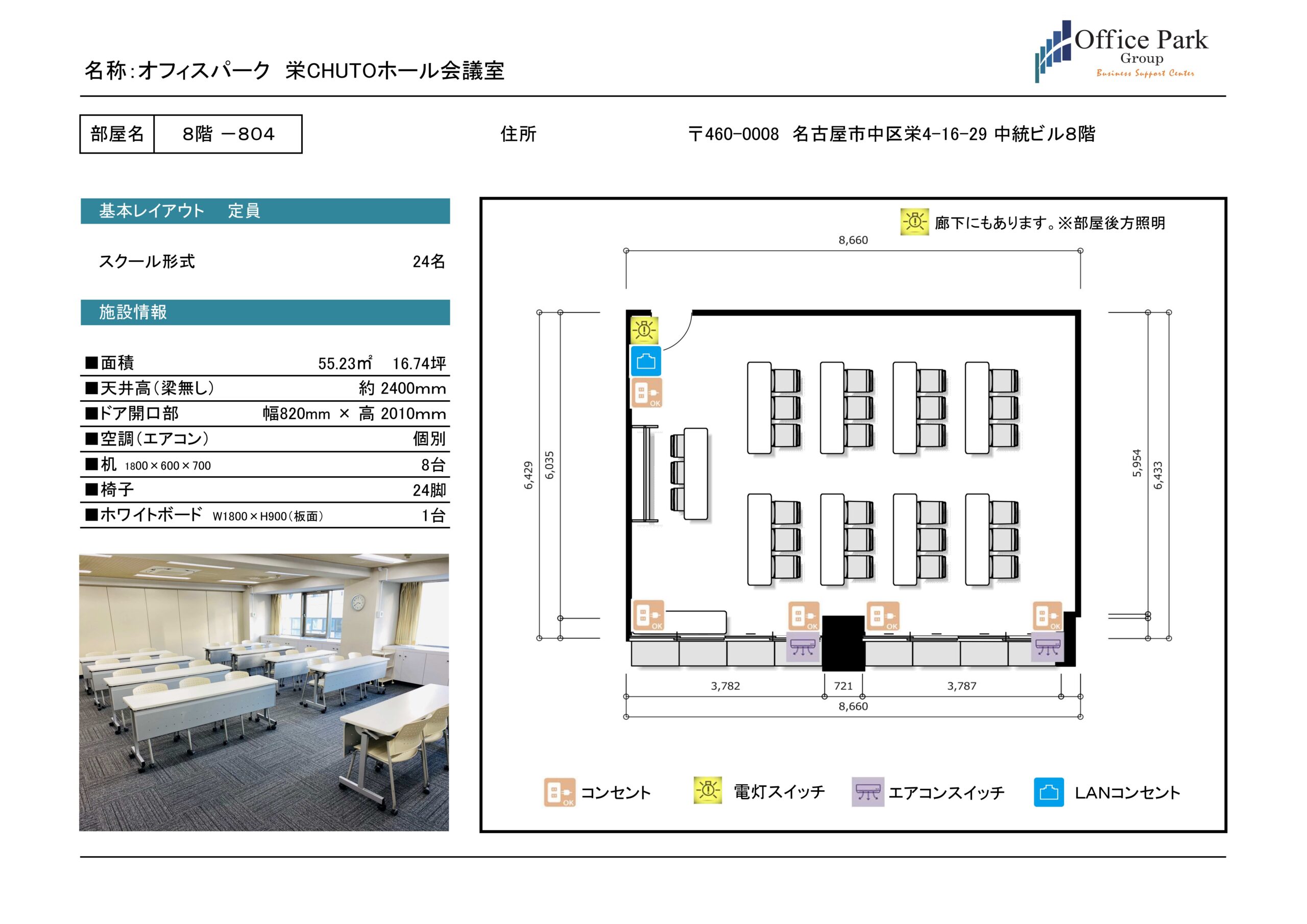 804 栄CHUTOホール会議室